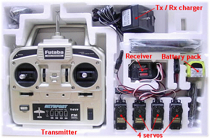 4 channel radio control gear