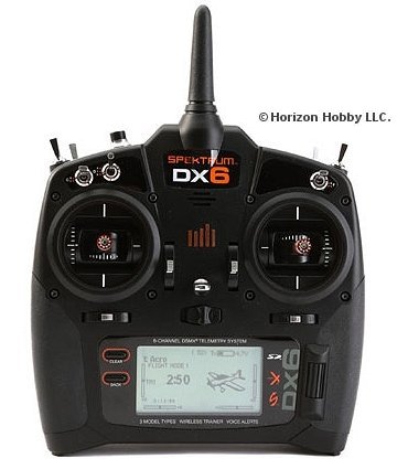 dx6 radio control transmitter
