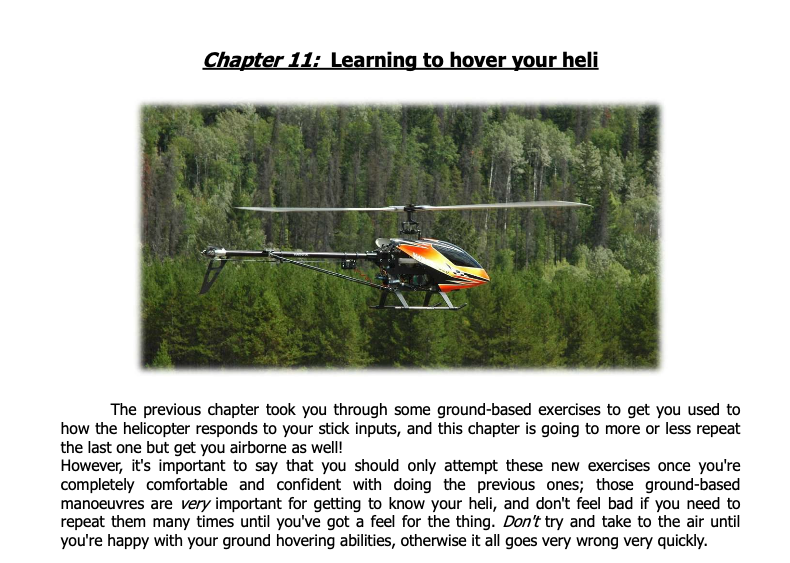 First RC Heli Flight