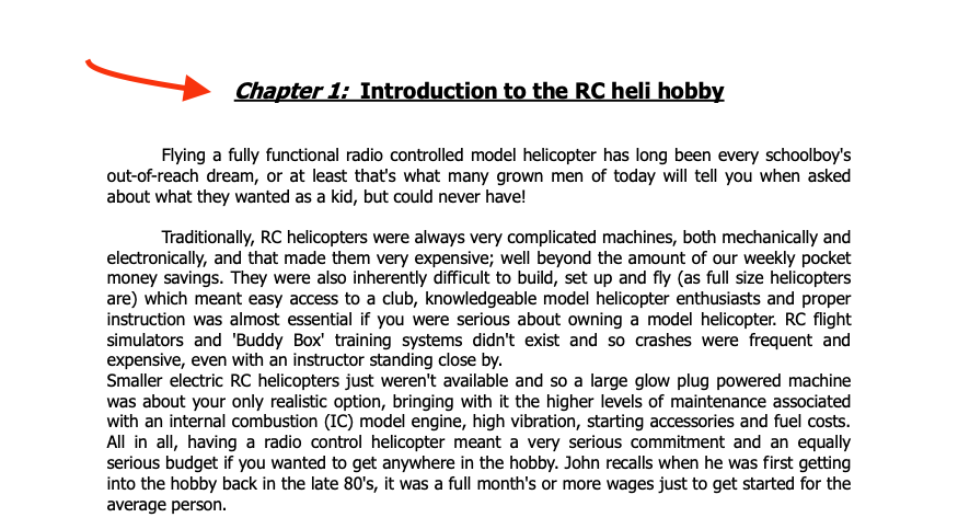 Intro to RC Helicopters